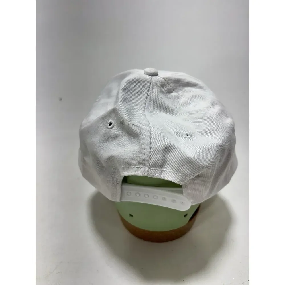 Disney Pride Collection Hat White Snapback Rainbow Mickey Mouse Embroidered